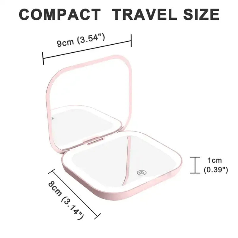 My Radiant Compact Mirror- White
